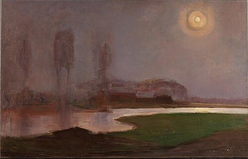 Paysage de nuit, 1906, Piet Mondrian