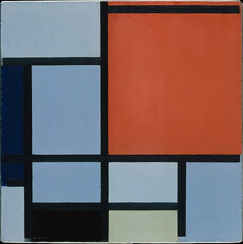 Composition, 1921, Piet Mondrian