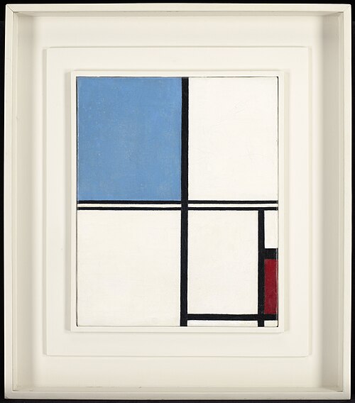 Composition with Blue and Red, 1932, Piet Mondrian