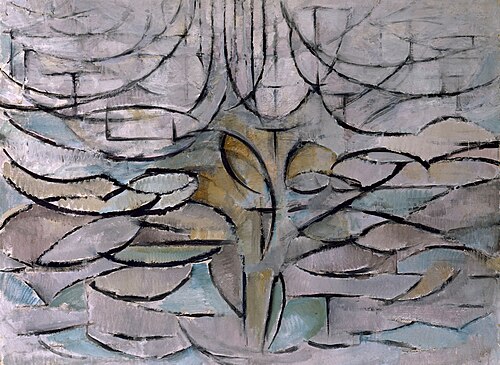 Pommier en fleurs, 1912, Piet Mondrian
