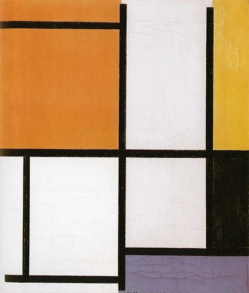 Composition, 1921, Piet Mondrian