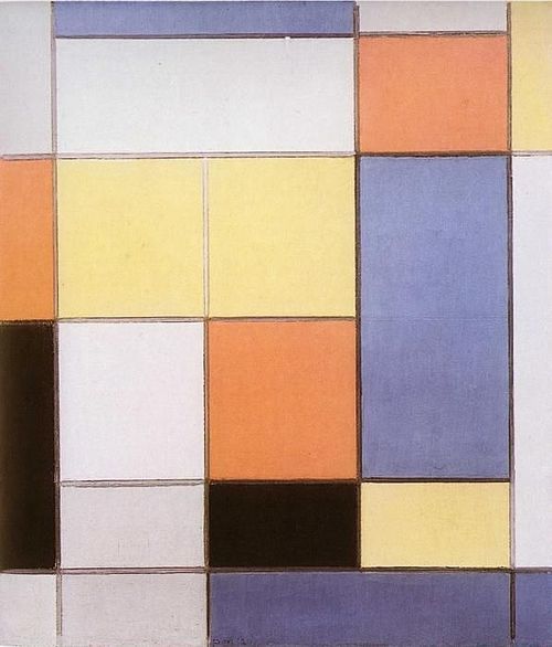 Composition B, 1920, Piet Mondrian