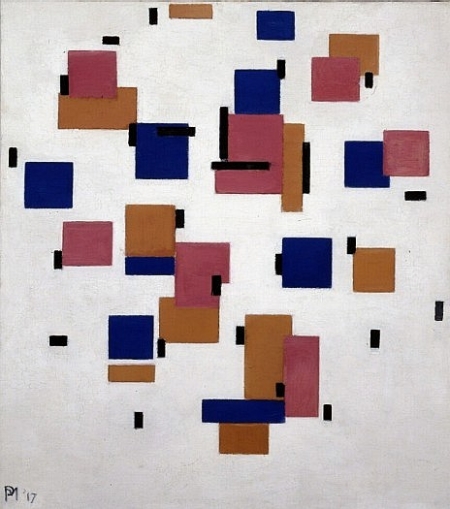 Composition en couleur B, 1917, Piet Mondrian
