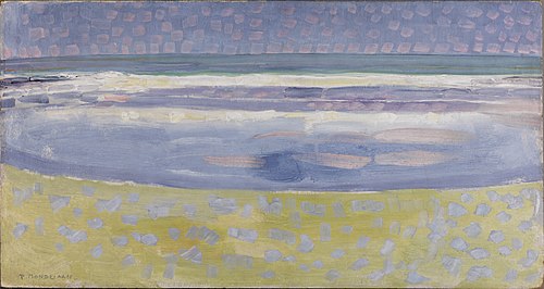 Sea after Sunset, 1909, Piet Mondrian