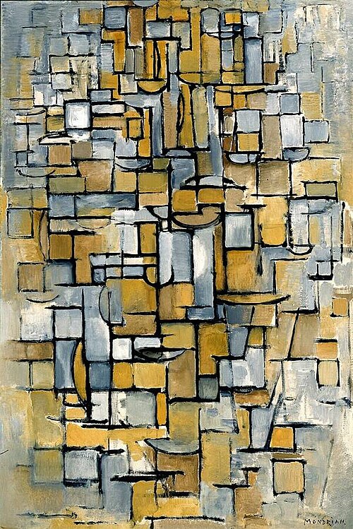 Tableau no 1, 1913, Piet Mondrian