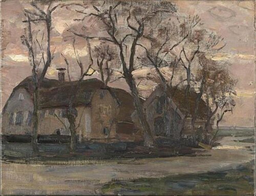 Farm at Duivendrecht, 1905, Piet Mondrian