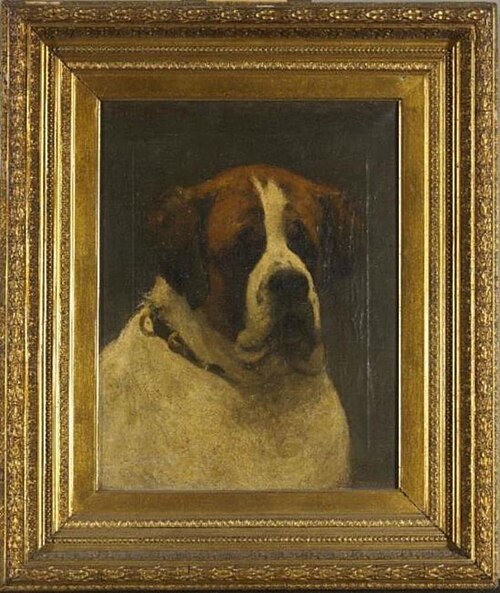 Isar Harlemia: a Saint Bernard, 1902, Piet Mondrian