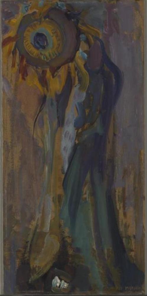 Dying sunflower I, 1908, Piet Mondrian