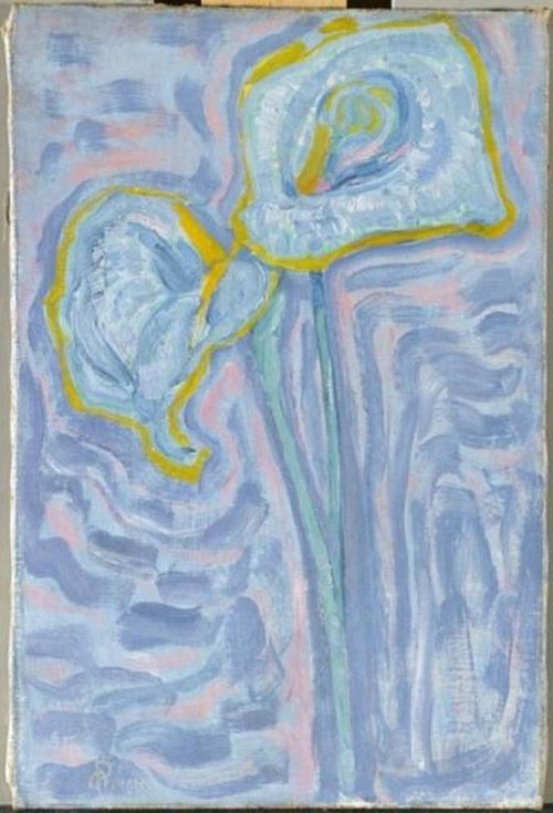 Arum lilies, 1910, Piet Mondrian