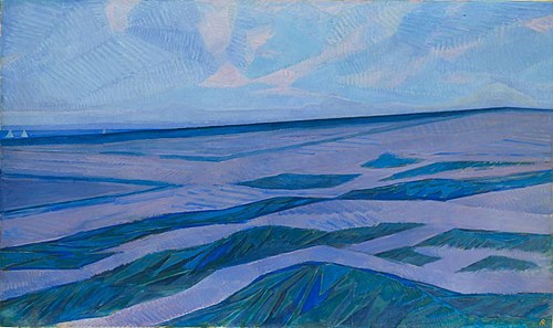 Dune landscape at Domburg, 1911, Piet Mondrian