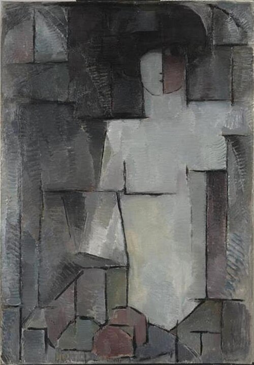 The large nude, 1912, Piet Mondrian