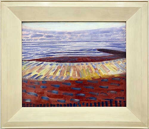 The sea after sunset, 1909, Piet Mondrian