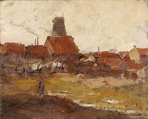 View of the Schinkel neighborhood, 1890, Piet Mondrian