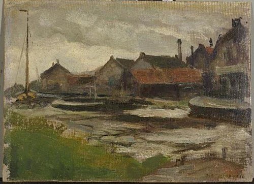 De Kostverlorenvaart, 1896, Piet Mondrian