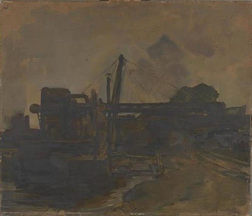 Dredge II, 1907, Piet Mondrian