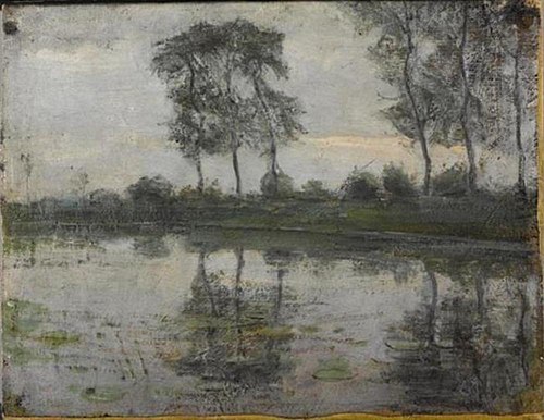 Bend in the Gein: detail study, 1905, Piet Mondrian