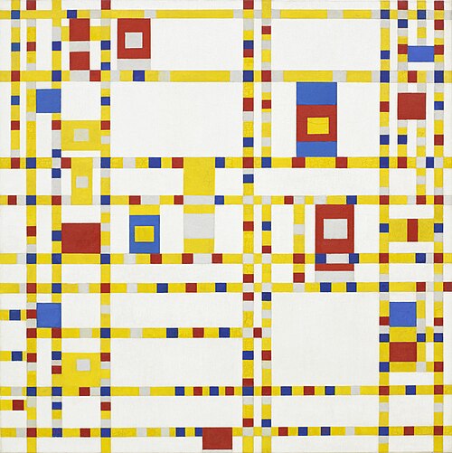 Broadway Boogie Woogie, 1942, Piet Mondrian