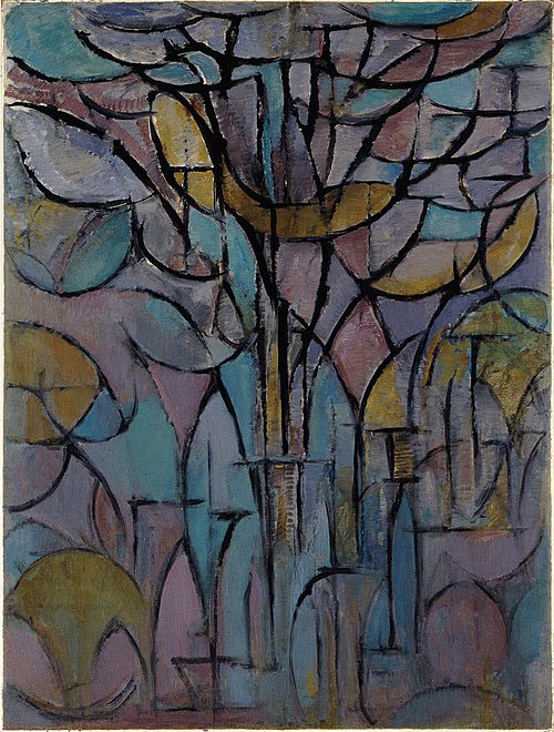 Trees, 1912, Piet Mondrian