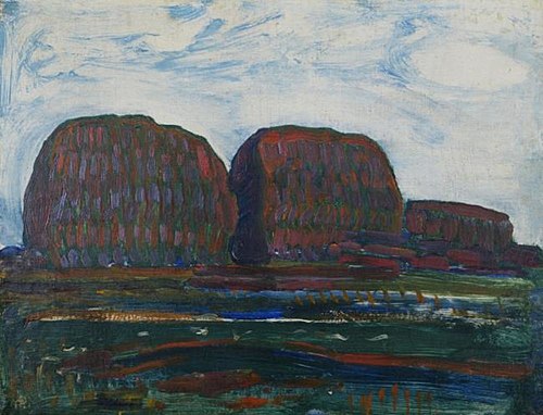 Meules de foin III, 1913, Piet Mondrian