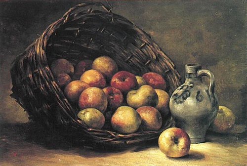 Basket with apples, 1891, Piet Mondrian
