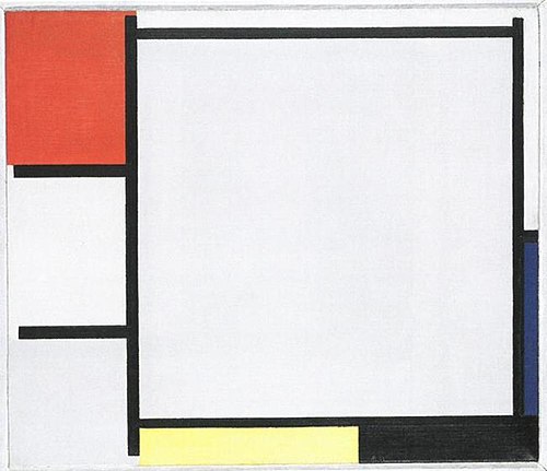 Composition with Red, Blue, Yellow, Black, and Gray, 1922, Piet Mondrian