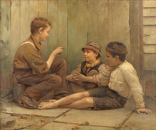 A rapt audience, 1880, Karl Witkowski