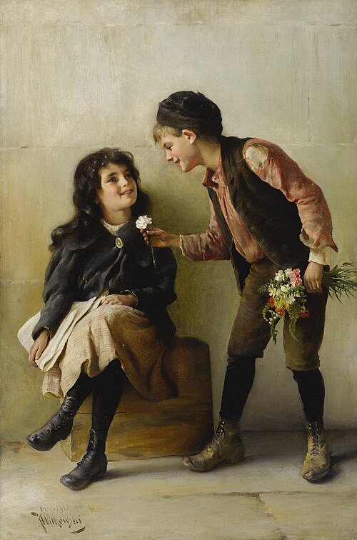 First love, 1901, Karl Witkowski