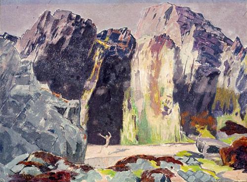 A Rocky Shore, 1912, John Duncan