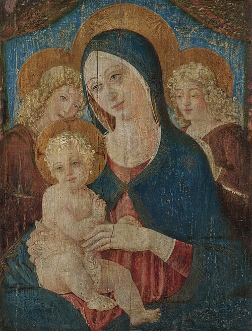 The Virgin and Child with two Angels, , Giacomo Pacchiarotti