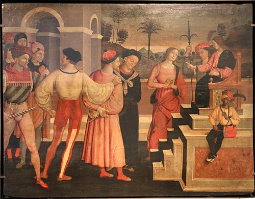 Le Jugement de Daniel, 1550, Giacomo Pacchiarotti