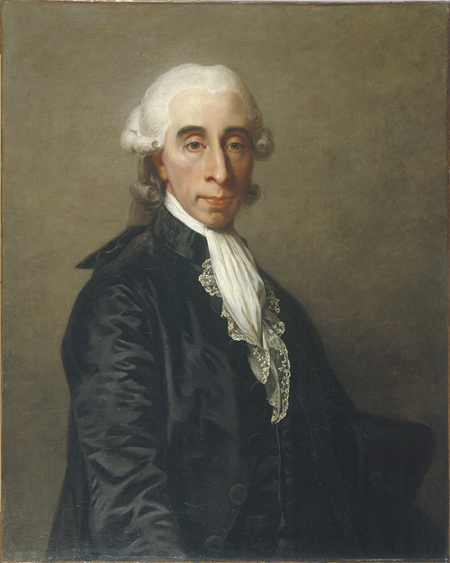 Portrait de Jean-Sylvain Bailly (1736-1793), savant et homme politique ; maire de Paris de 1789 à 17, 1789, Jean-Laurent Mosnier