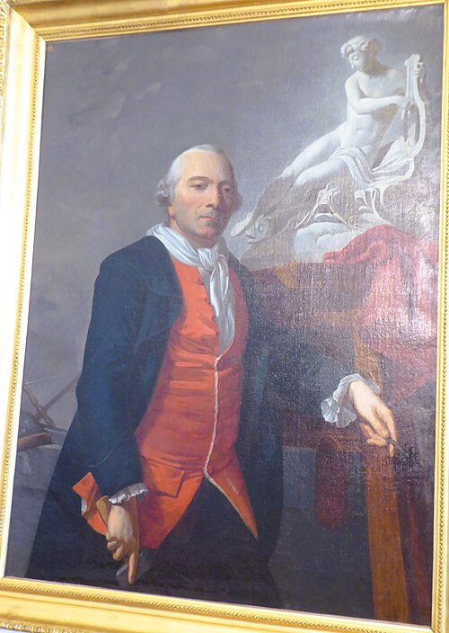 Portrait du sculpteur Charles-Antoine Bridan, 1788, Jean-Laurent Mosnier
