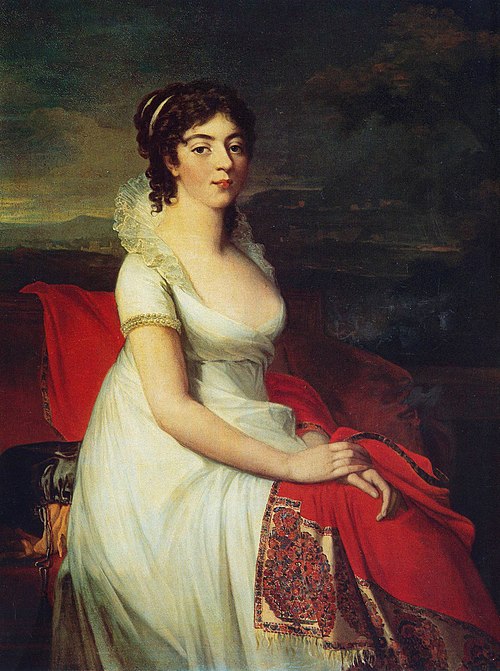 Portrait of Princess Shakhovskaya, 1806, Jean-Laurent Mosnier