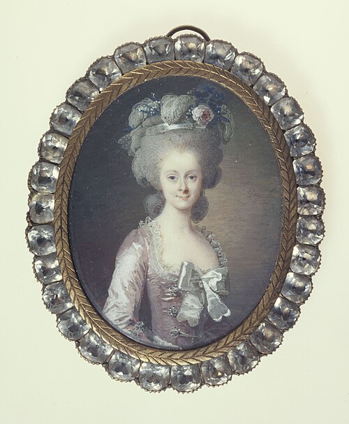 Portrait présumé de la comtesse d'Artois, 1775, Jean-Laurent Mosnier