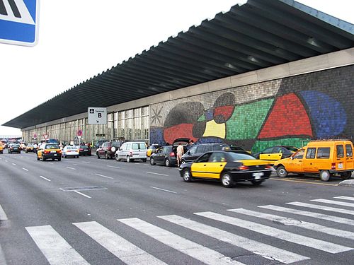 Wall of the Barcelona Airport, 1970, Joan Miró