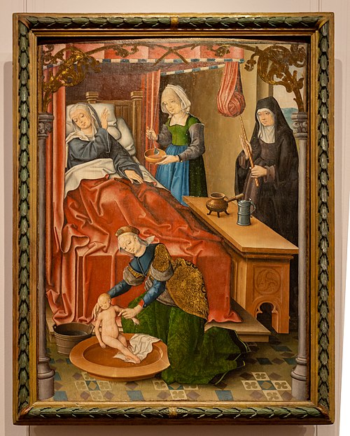 Geburt Marias, 1505, Jan Baegert