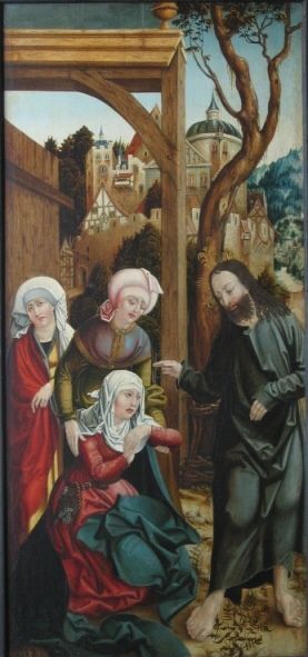 Abschied Christi von Maria, , Paul Lautensack