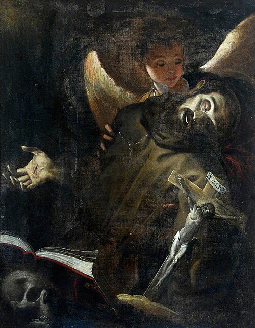 Saint Francis in Ecstasy, 1598, Giovanni Battista Crespi