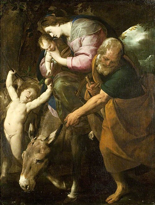 The Flight into Egypt, 1615, Giovanni Battista Crespi