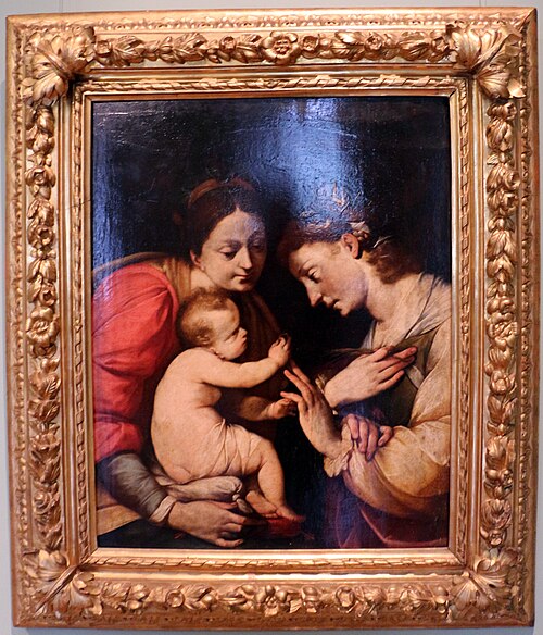 mariage mystique de sainte Catherine d'Alexandrie, , Giovanni Battista Crespi
