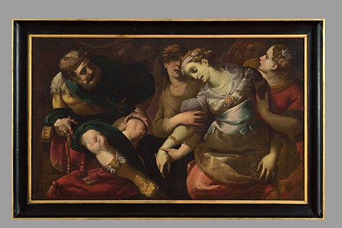 Esther et Assuerus, 1650, Giovanni Battista Crespi