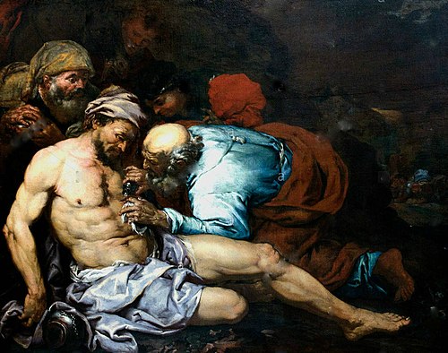 The Good Samaritan, 1667, Giovan Battista Langetti