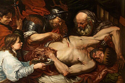 The Death of Saul, , Giovan Battista Langetti