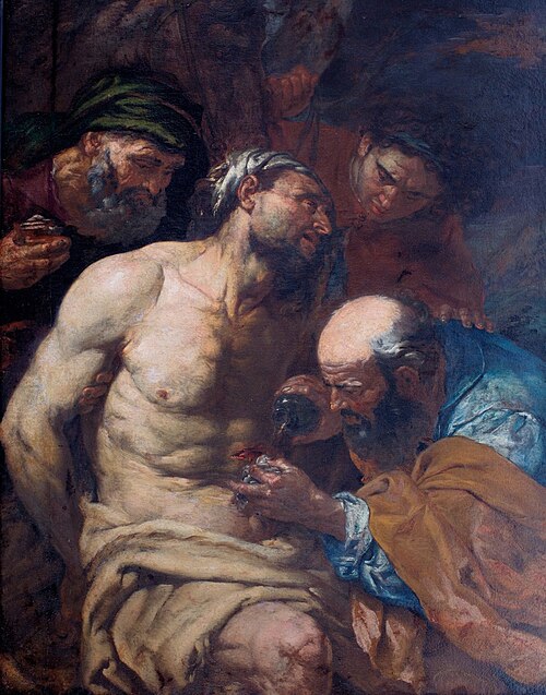 The Good Samaritan, 1668, Giovan Battista Langetti