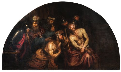 Christ couronné d'épines, , Giovan Battista Langetti