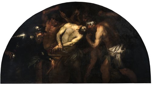 Christ flagellé à la colonne, 1667, Giovan Battista Langetti