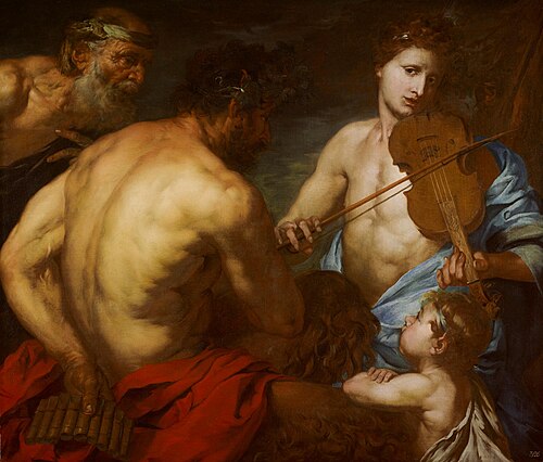Apollo e Marsia, 1667, Giovan Battista Langetti