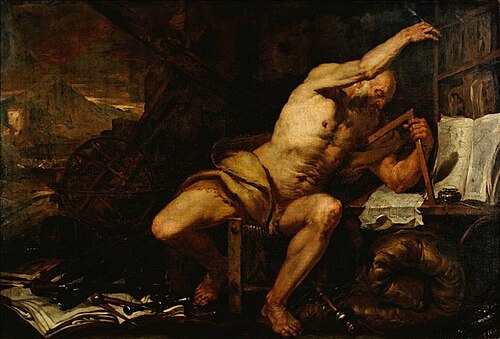 Archimède, 1667, Giovan Battista Langetti