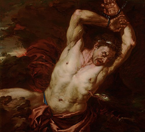 Tityus, 1660, Giovan Battista Langetti