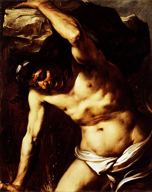 Sisyphus, 1660, Giovan Battista Langetti